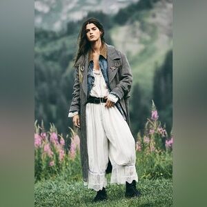 NWT FREE PEOPLE INTIMATELY Forever Young Bloomer Pants | White Alyssum MSRP $98